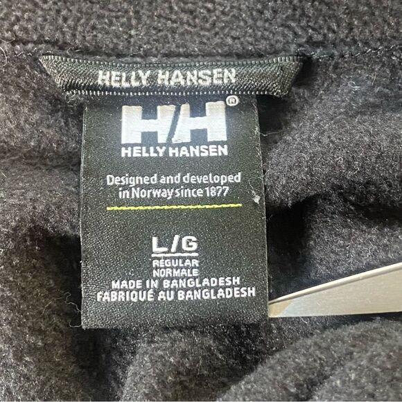 Helly Hansen Black Fleece Jacket Size Large - Picture 3 of 11